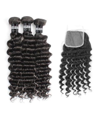 3 Paquets de Tissage  + Closure Deep Wave store