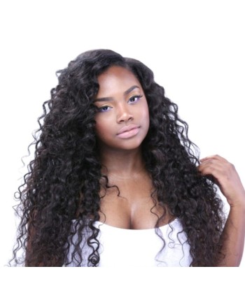 3 Paquets de Tissage + Lace Frontal Deep Wave 13x4 sélection de produits