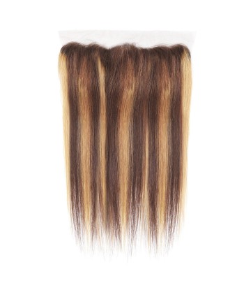 Lace Frontal Straight | Chatain Méché Blond | P4/27 13x4 pas cher