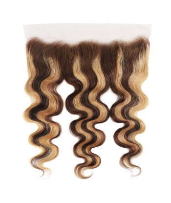 Lace Frontal Body Wave | Chatain Méché Blond | P4/27 13x4 Paris Déstockage Promo