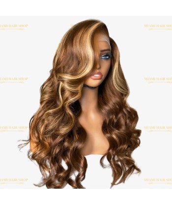 Prédécoupé Front lace 13x4" Body Wave P4/27 « prêt-à-porter » les ctes