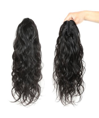 Queue de cheval Ponytail  Noir à Pince Naturel Remy Hair Body Wave Jusqu'à 80% De Réduction