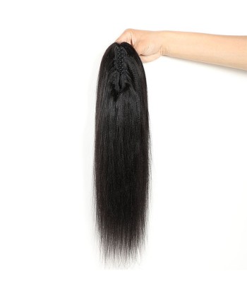 Queue de cheval Ponytail  Noir à Pince Naturel Remy Hair Yaki Straight En savoir plus