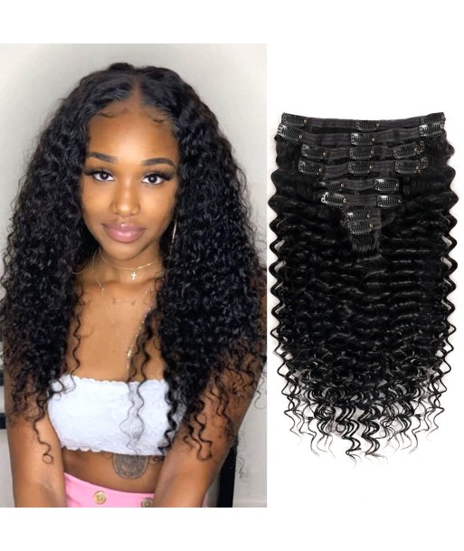 Kit Extensions à Clips Deep Wave Noir 120 gr sur le site 