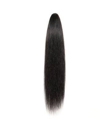 Queue de cheval Ponytail  Noir à Pince Naturel Remy Hair Straight meilleur choix