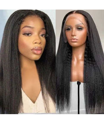 Perruque Lace Wig 5x5 Cheveux Yaki Straight - Densité 150% - Texture Naturelle les ligaments