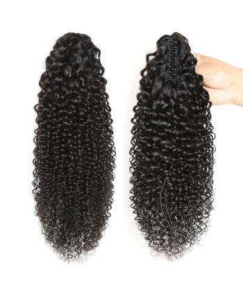 Queue de cheval Ponytail  Noir à Pince Naturel Remy Hair Kinky Curly sélection de produits