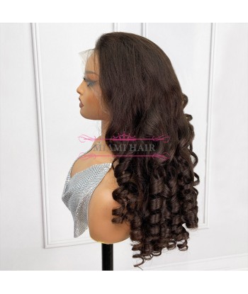 Perruque Lace Wig 13x4 Loose Body Wave  4 - avec Effet Presque Double Drawn et Maximum de Volume en Cheveux Remy la colonne vertébrale