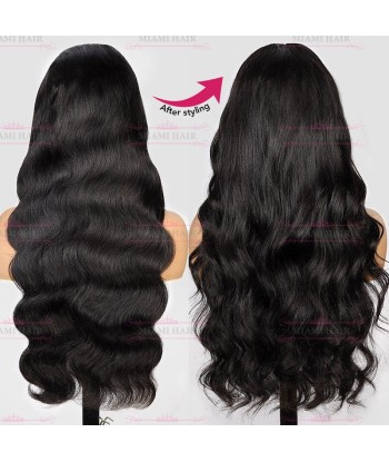 Perruques en Dentelle 13x4 BODY WAVE avec Effet Presque Double Drawn et Maximum de Volume en Cheveux Remy à prix réduit toute l'année