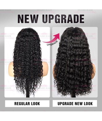 Perruque Lace Wig 13x4 Deep Wave - avec Effet Presque Double Drawn et Maximum de Volume en Cheveux Remy Pour