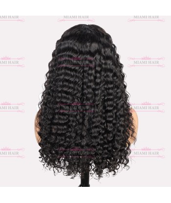 Perruque Lace Wig 13x4 Deep Wave - avec Effet Presque Double Drawn et Maximum de Volume en Cheveux Remy Pour