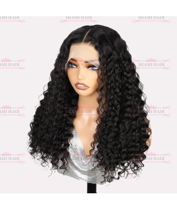 Perruque Lace Wig 13x4 Deep Wave - avec Effet Presque Double Drawn et Maximum de Volume en Cheveux Remy Pour