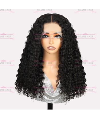 Perruque Lace Wig 13x4 Deep Wave - avec Effet Presque Double Drawn et Maximum de Volume en Cheveux Remy Pour