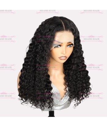 Perruque Lace Wig 13x4 Deep Wave - avec Effet Presque Double Drawn et Maximum de Volume en Cheveux Remy Pour