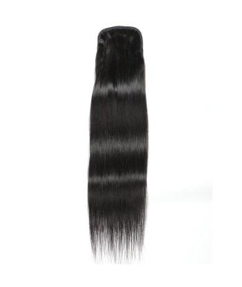 Queue de cheval Ponytail  Noir A Cordon Remy Hair Straight Véritable concentré