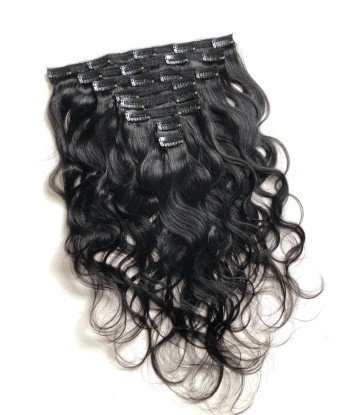 Kit Extensions à Clips Body Wave Noir 120 gr Fin de série