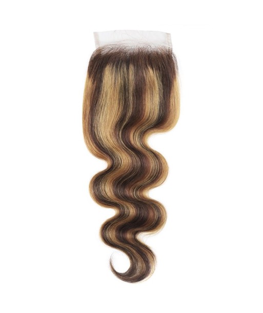 Closure Body Wave | Blond Mechy Chatain | P4/27 4x4 acheter en ligne