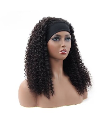 Perruque Bandeau Kinky Curly Brun Foncé vente chaude votre 