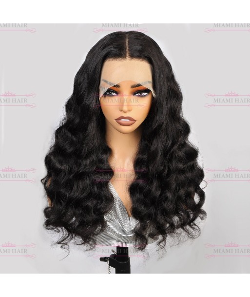 Perruque Lace Wig 13x4 Loose Wave - avec Effet Presque Double Drawn et Maximum de Volume en Cheveux Remy Amélioration de cerveau avec