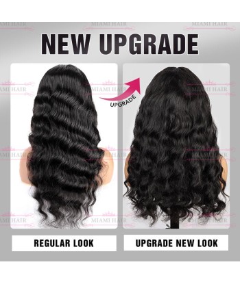 Perruque Lace Wig 13x4 Loose Wave - avec Effet Presque Double Drawn et Maximum de Volume en Cheveux Remy Amélioration de cerveau avec