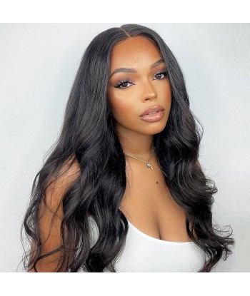 Voorgesneden voorkant 13x4 "Body Wave Dark Brown" Ready-to-Wear " pas cheres