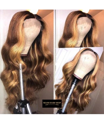 Prédecut voorkant 13x4 "Body Wave P4/27" Ready-to-Wear " commande en ligne