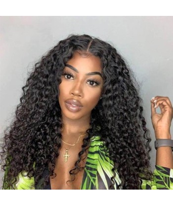 Front lace 13x4" Kinky Curly Brun Foncé vous aussi creer 