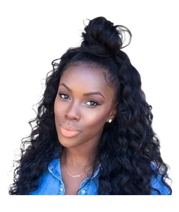 Front lace 4x4" Loose Wave Brun Foncé plus qu'un jeu 