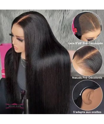 Miami Hairflex 6x4 Wasserwelle 250% HD -Perücken des créatures d'habitude