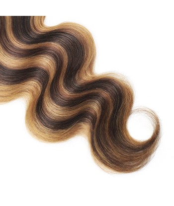 Closure Body Wave | Chatain Méché Blond | P4/27 4x4 offre 