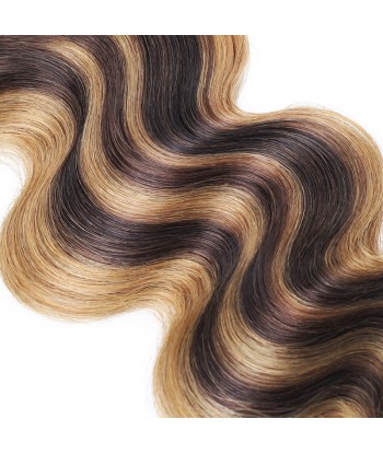 Closure Body Wave | Chatain Méché Blond | P4/27 4x4 offre 