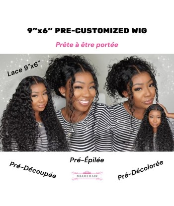 Miami Hairflex 9x6 Water Wave 250% HD Wig en stock