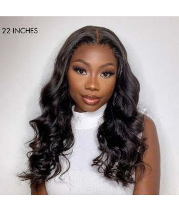 Prédécoupé Front lace 13x4" Body Wave Brun Foncé « prêt-à-porter » Les magasins à Paris